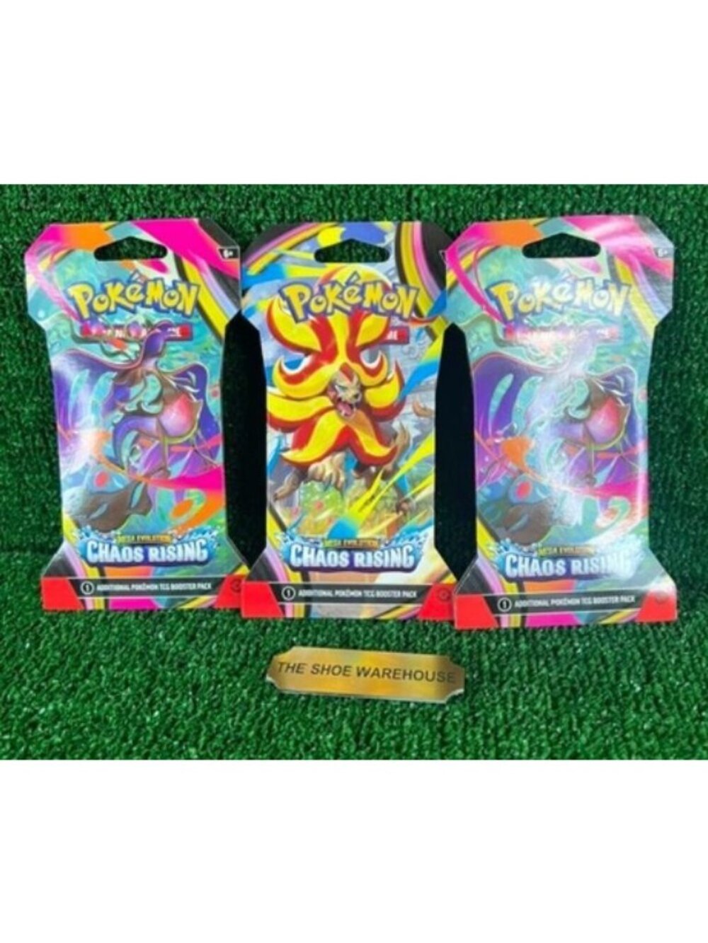 Pokemon Chaos Rising Booster Pack Mega Dragalge & Pyroar Art NEW (SET OF 3)